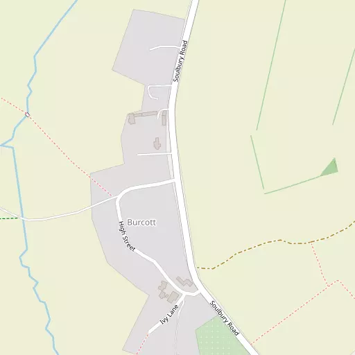 Map of Burcott