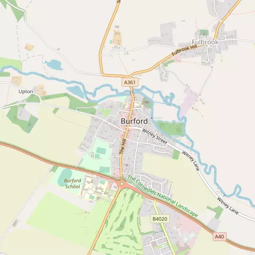 Map of Burford