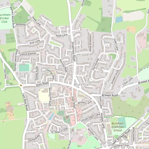 Map of Burnham