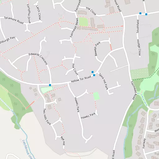 Map of Burraton Coombe