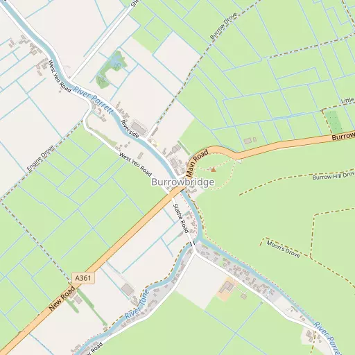Map of Burrowbridge