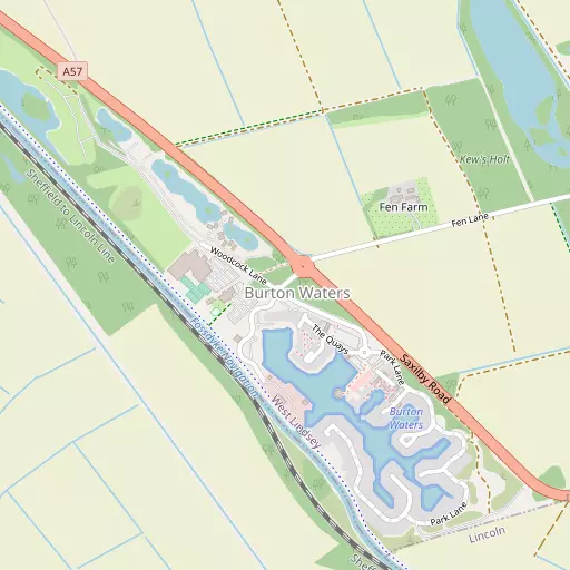 Map of Burton Waters