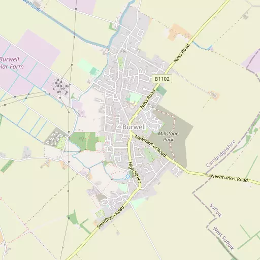 Map of Burwell