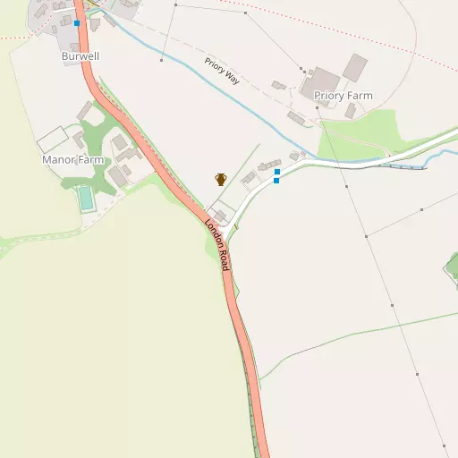 Map of Burwell