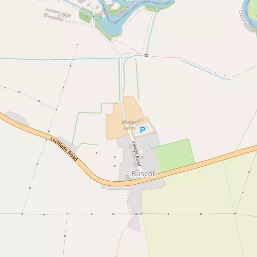 Map of Buscot