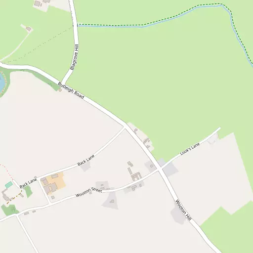 Map of Butleigh Wootton