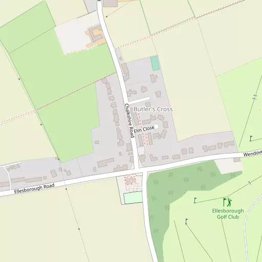 Map of Butler's Cross