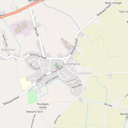 Map of Butterwick