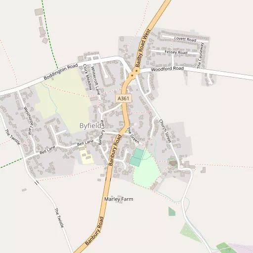 Map of Byfield