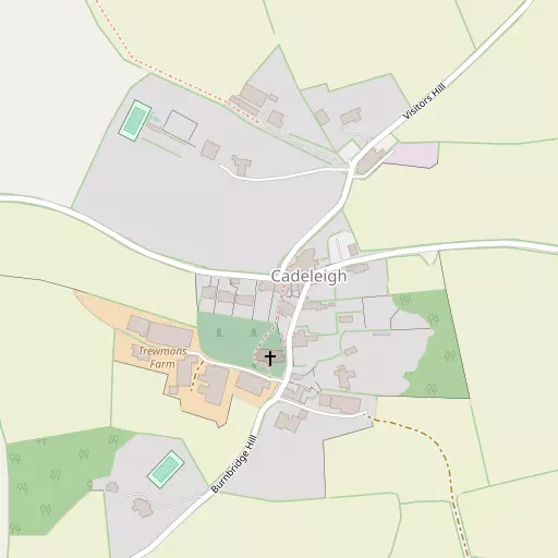 Map of Cadeleigh