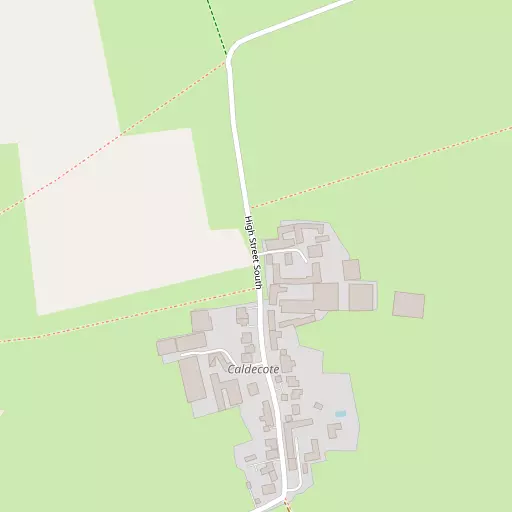 Map of Caldecote