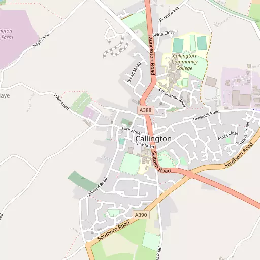 Map of Callington