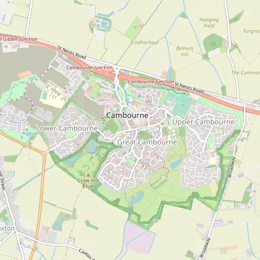 Map of Cambourne