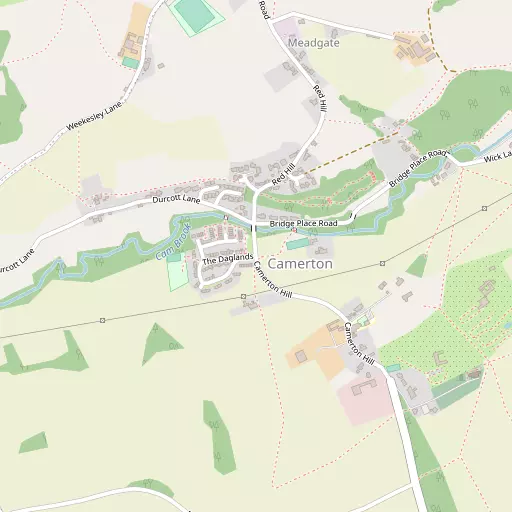 Map of Camerton