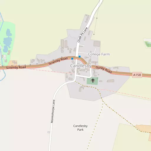 Map of Candlesby