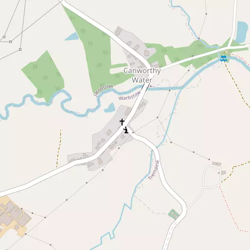 Map of Canworthy Water