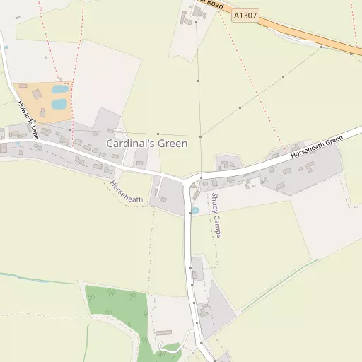 Map of Cardinal's Green