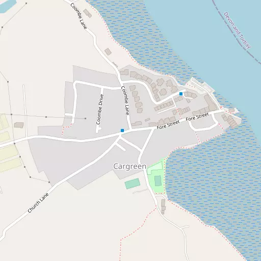 Map of Cargreen