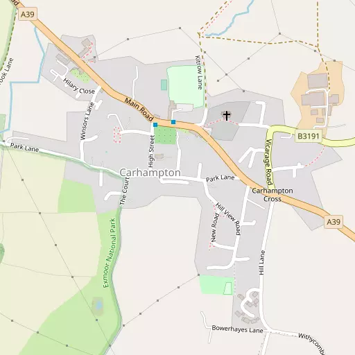 Map of Carhampton