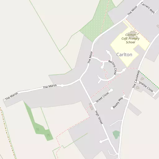 Map of Carlton