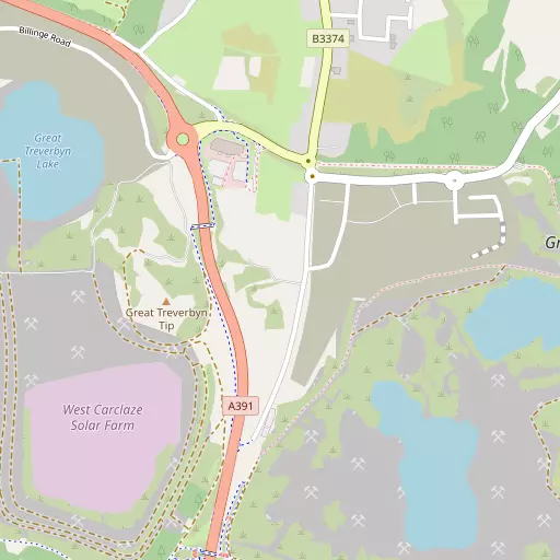 Map of Carluddon