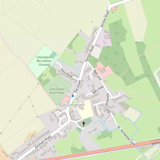 Map of Cassington
