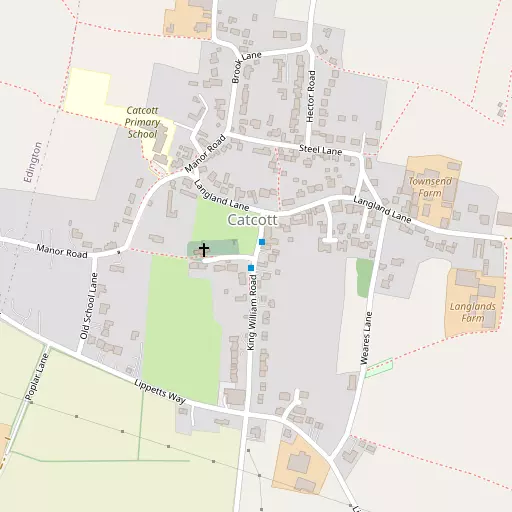 Map of Catcott