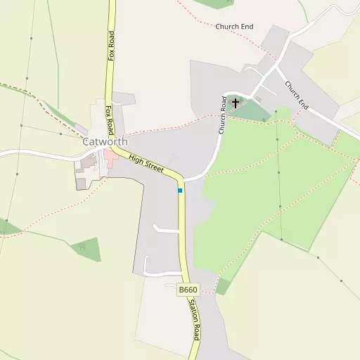 Map of Catworth