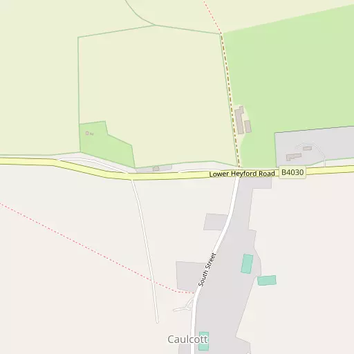 Map of Caulcott
