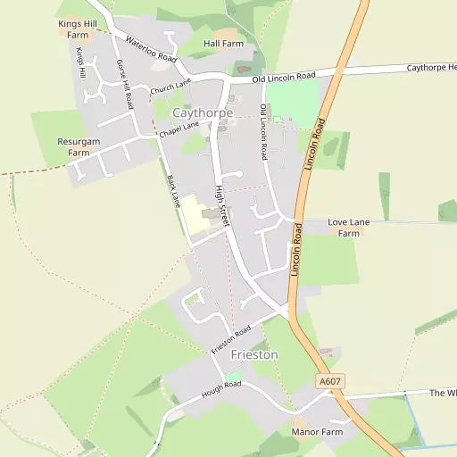 Map of Caythorpe