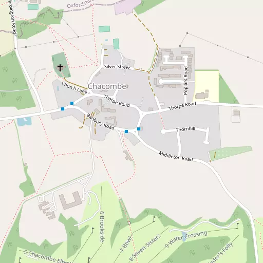 Map of Chacombe