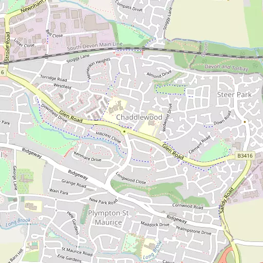 Map of Chaddlewood
