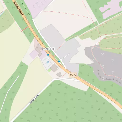 Map of Chalk Hill