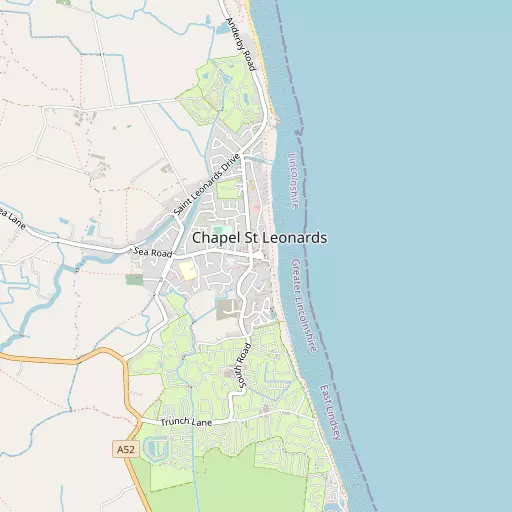 Map of Chapel St Leonards
