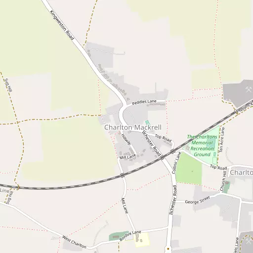 Map of Charlton Mackrell