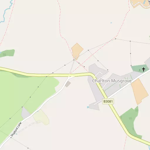 Map of Charlton Musgrove