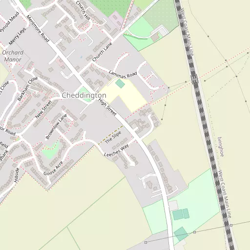 Map of Cheddington
