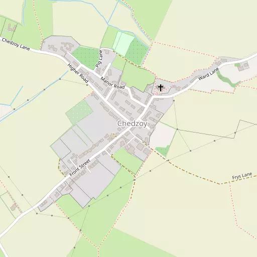 Map of Chedzoy
