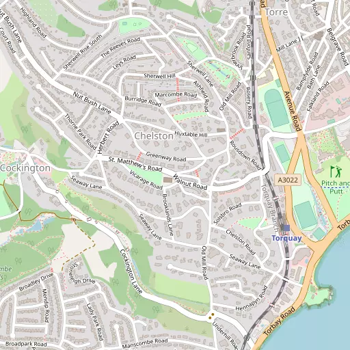 Map of Chelston
