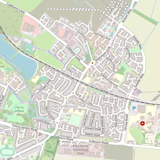 Map of Cherry Hinton
