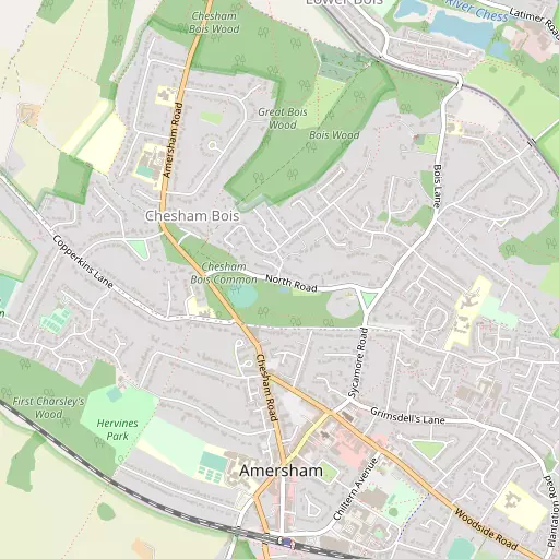 Map of Chesham Bois