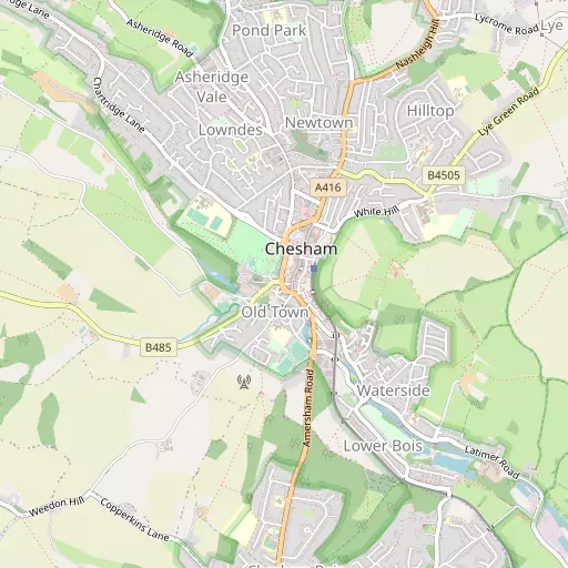 Map of Chesham