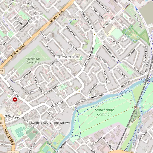 Map of Chesterton