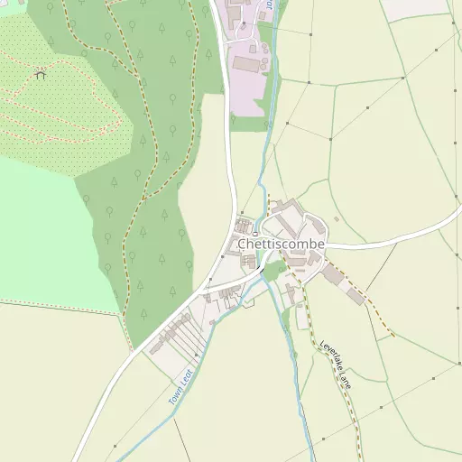 Map of Chettiscombe