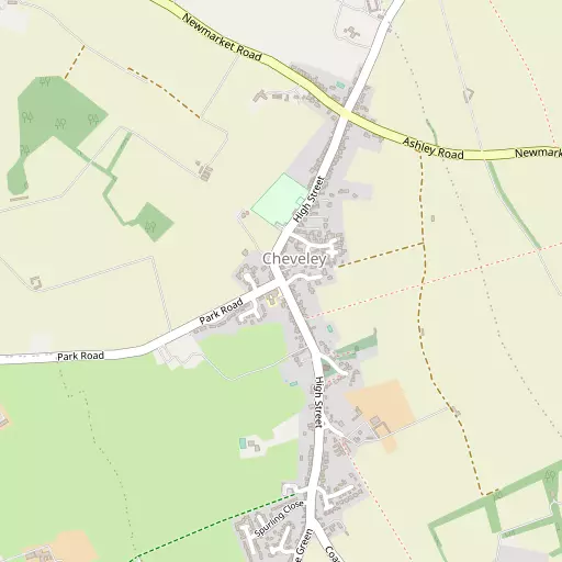 Map of Cheveley