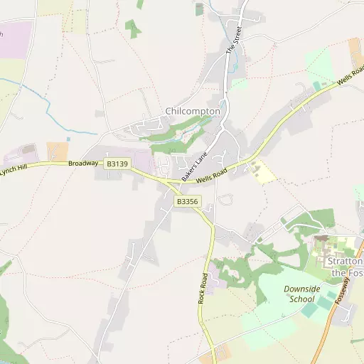 Map of Chilcompton
