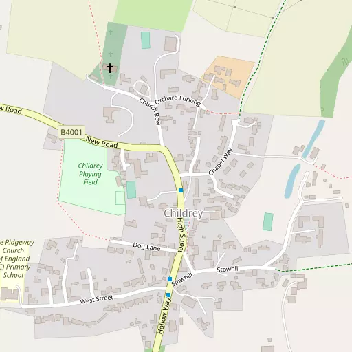 Map of Childrey