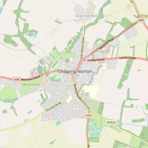Map of Chipping Norton