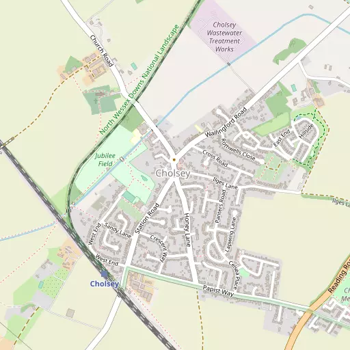 Map of Cholsey