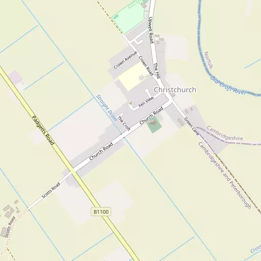 Map of Christchurch
